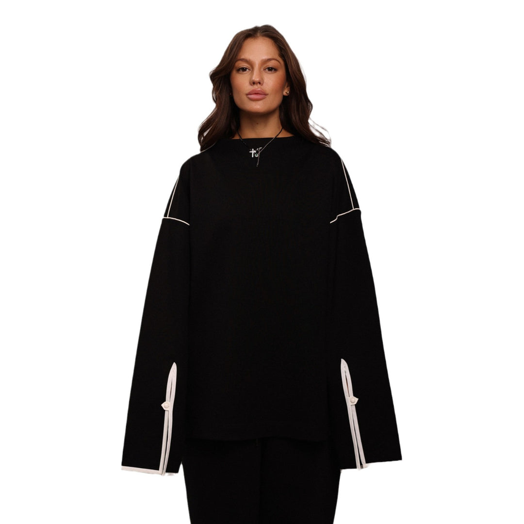 Damen Modisches Oversized Zwei-in-eins Kleidungsset Drune