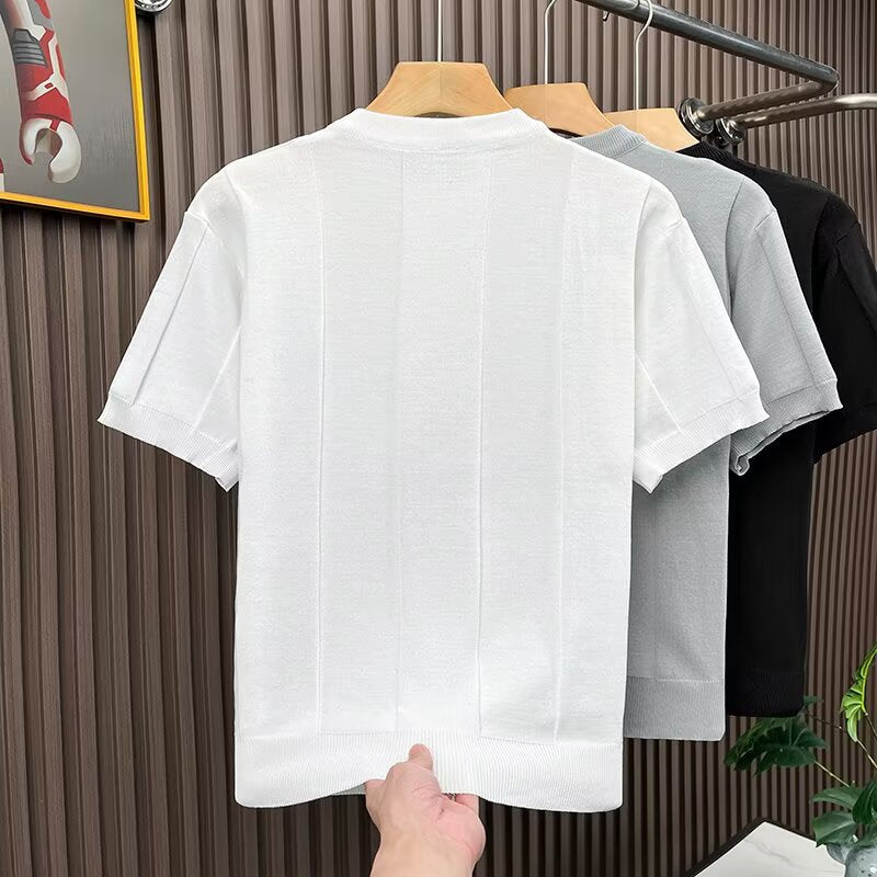 Herren Elegantes Strickshirt Drune