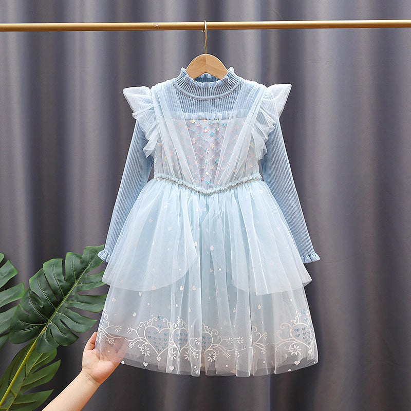 Mädchen Festliches Kleid im Prinzessinnen-Stil Drune