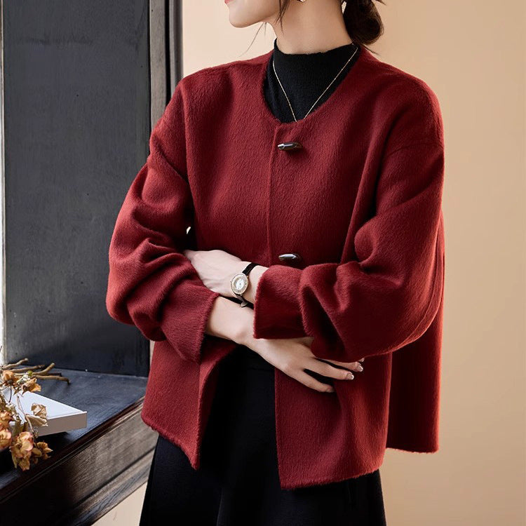 Damen Elegante, warme Strickjacke Drune