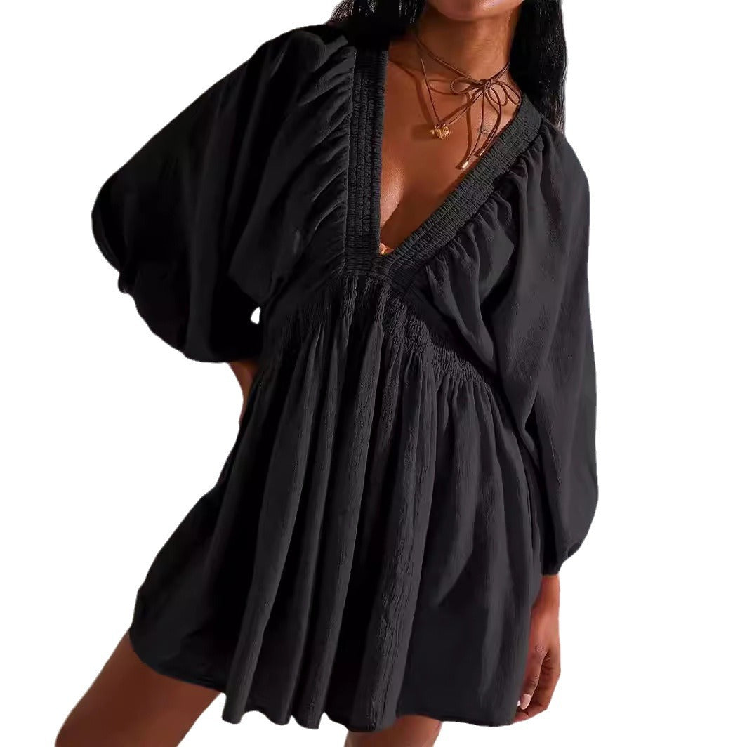 Damen trendiges Minikleid Drune