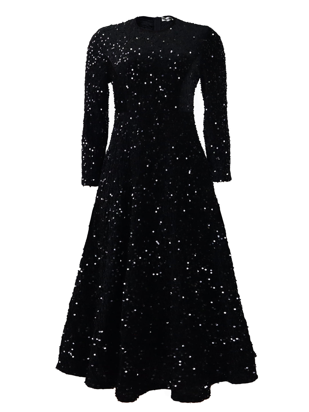Damen Glitzerndes Abendkleid mit langem Schnitt und elegantem Design Drune