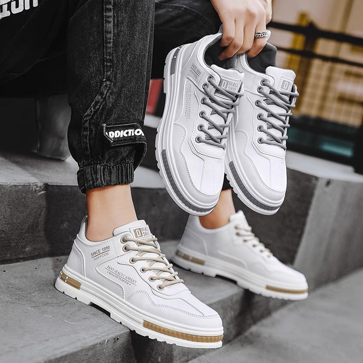 Herren modischer Freizeit‑Sneaker mit dicker Plateausohle, gepolstertem Schaft und verstärkter Zehenkappe Drune