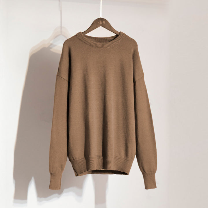 Damen Bequemer Oversized Pullover aus hochwertigem Strick Drune