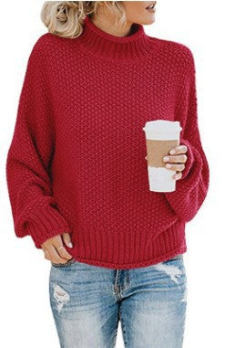 Damen Großer Strickpullover Drune
