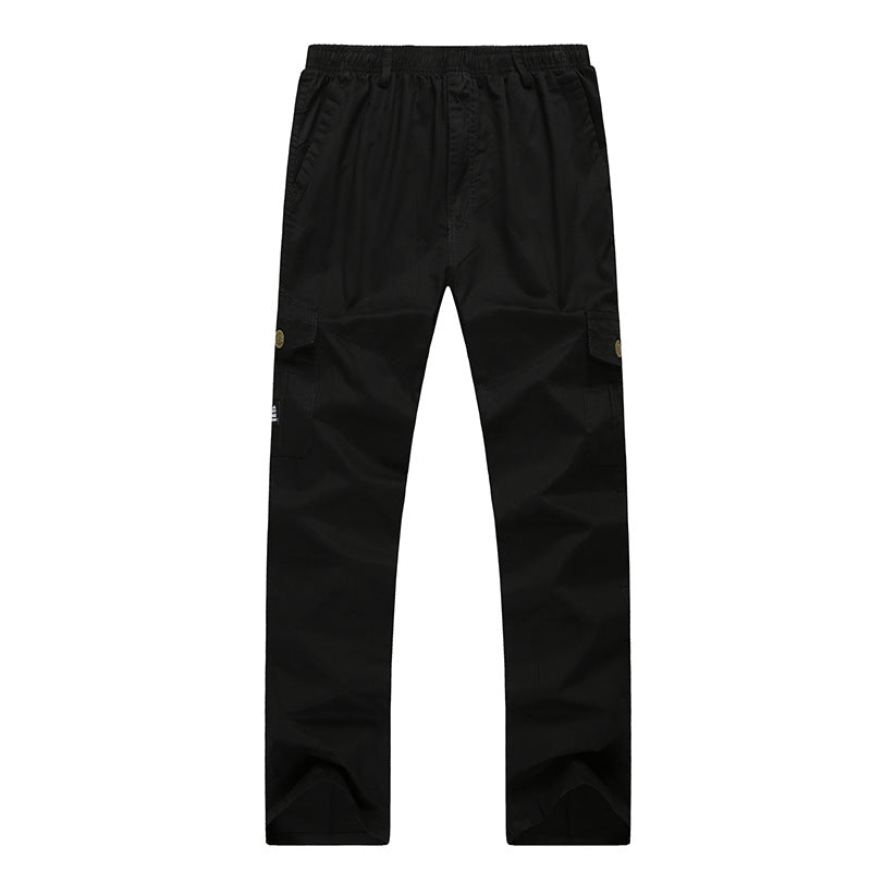 Herren weite Cargo-Bundhose mit Multifachtaschen & entspanntem Baggy‑Schnitt Drune