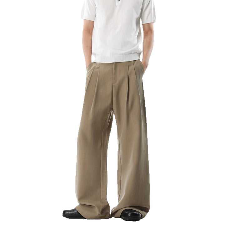 Damen Weit geschnittene Leinenhose Drune