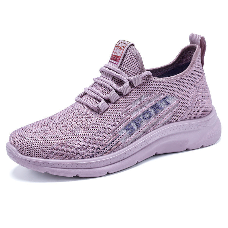 Damen Atmungsaktive Sport-Sneakers mit elastischem Obermaterial und dämpfendem Fußbett Drune