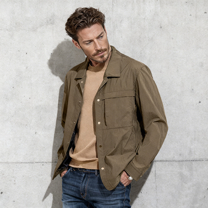 Herren multifunktionales Übershirt aus technischer Mikrofaser Drune
