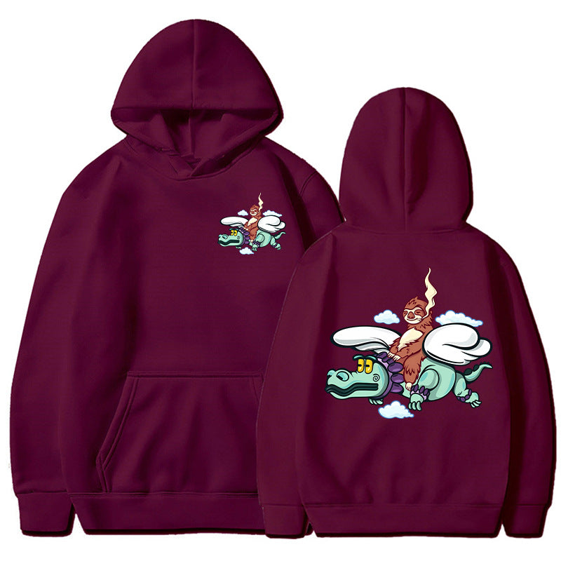 Damen Kapuzenpullover mit verspieltem Grafikdesign und hochwertiger Verarbeitung Drune