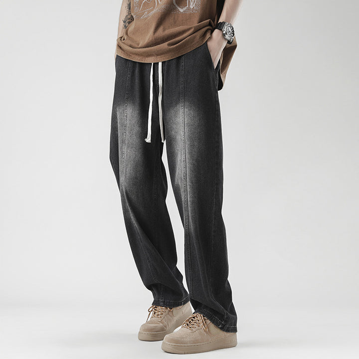 Herren Bequeme Baggy-Jeans Drune