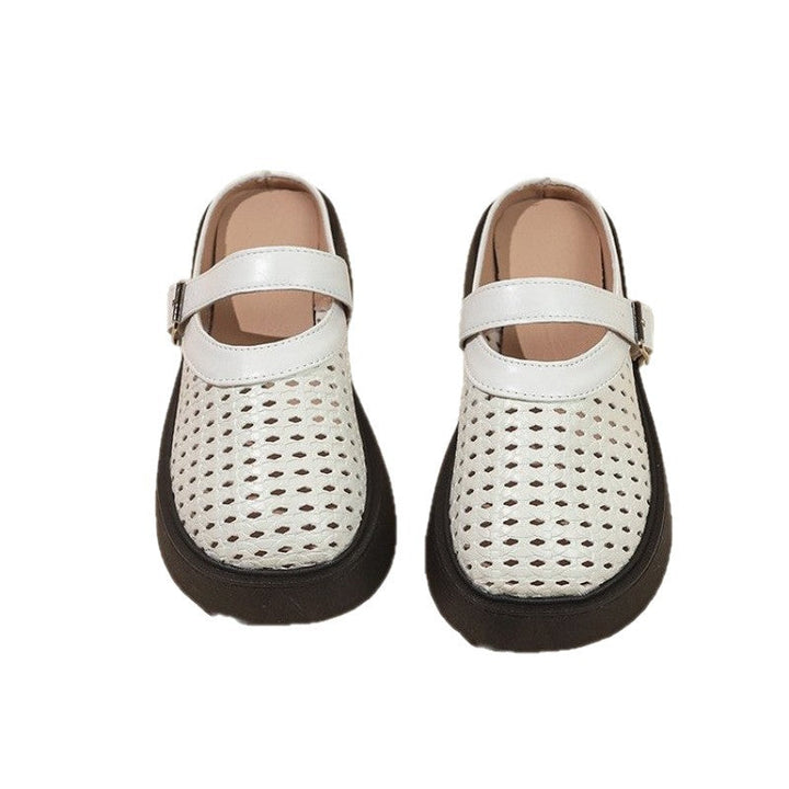 Damen Atmungsaktive Clogs mit verstellbarem Riemen Drune
