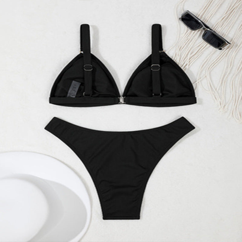 Damen Triangel-Bikini mit eleganten Ringdetails Drune