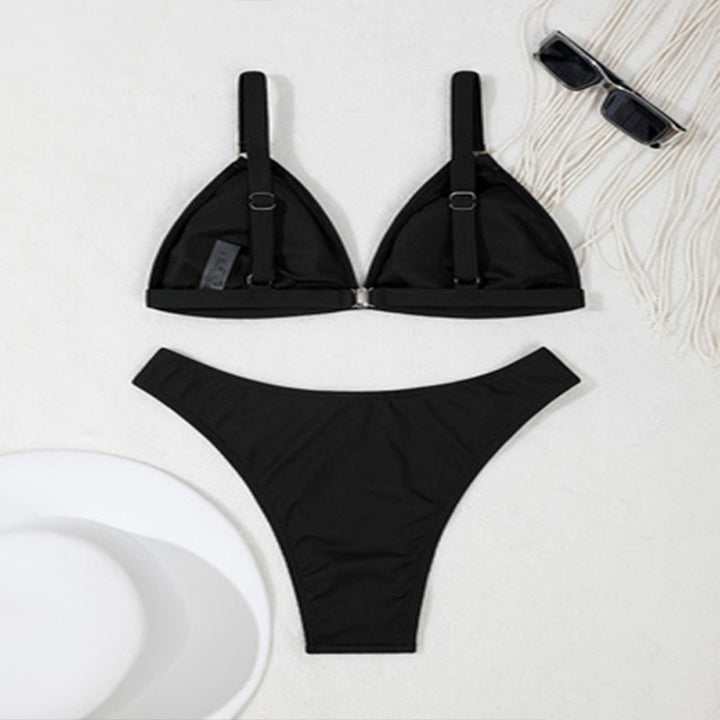 Damen Triangel-Bikini mit eleganten Ringdetails Drune