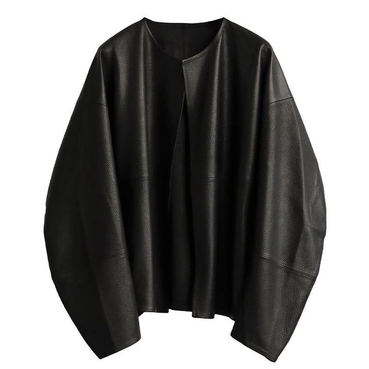 Damen Oversized Lederjacke Drune