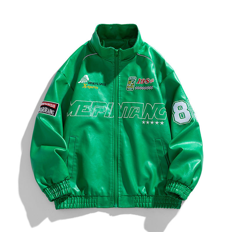 Herren Sportliche Motorsportjacke Drune