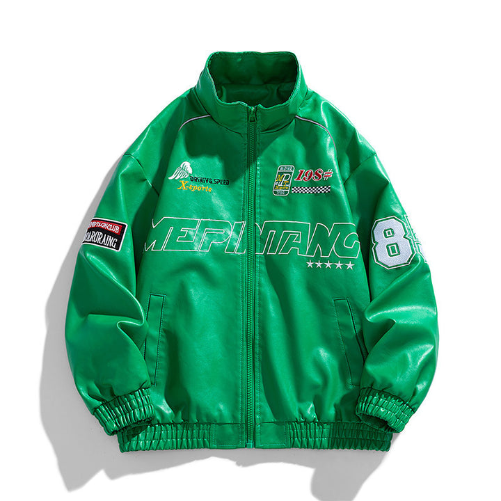 Herren Sportliche Motorsportjacke Drune