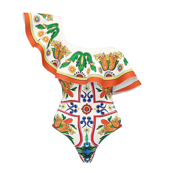 Damen Bikini-Top und Wickelrock Set Drune