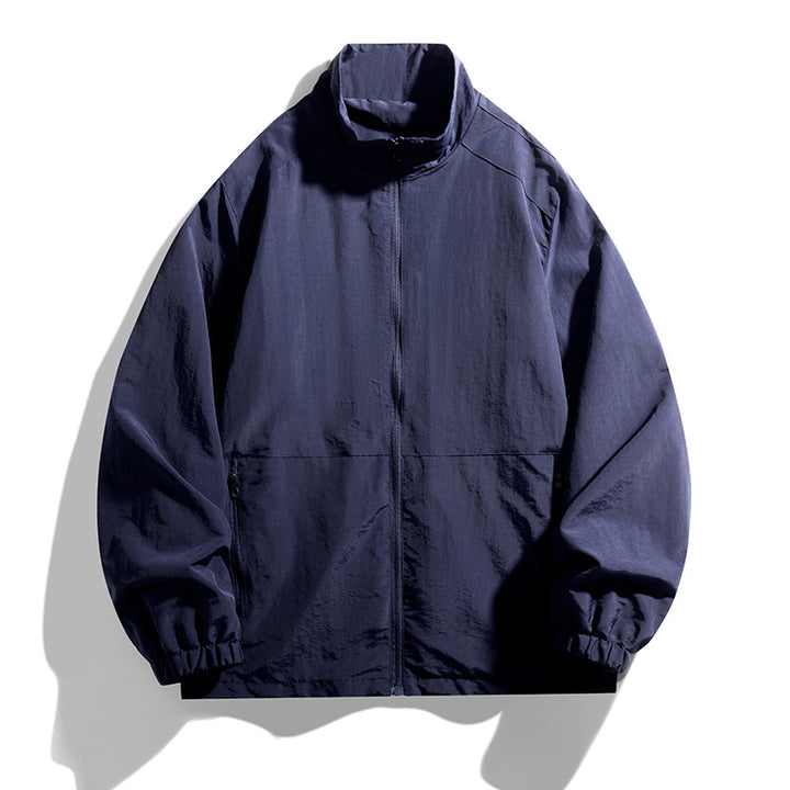 Herren Leichte Übergangsjacke mit hohem Kragen Drune 1787797801
