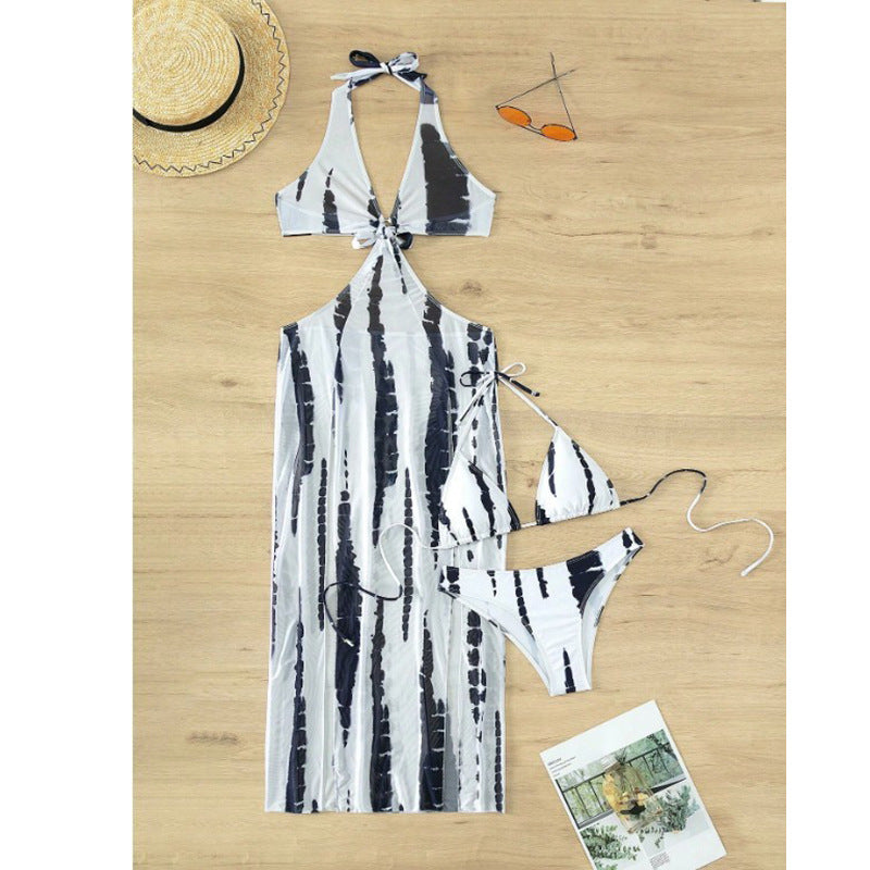 Damen Set mit Maxikleid und Bikini Drune
