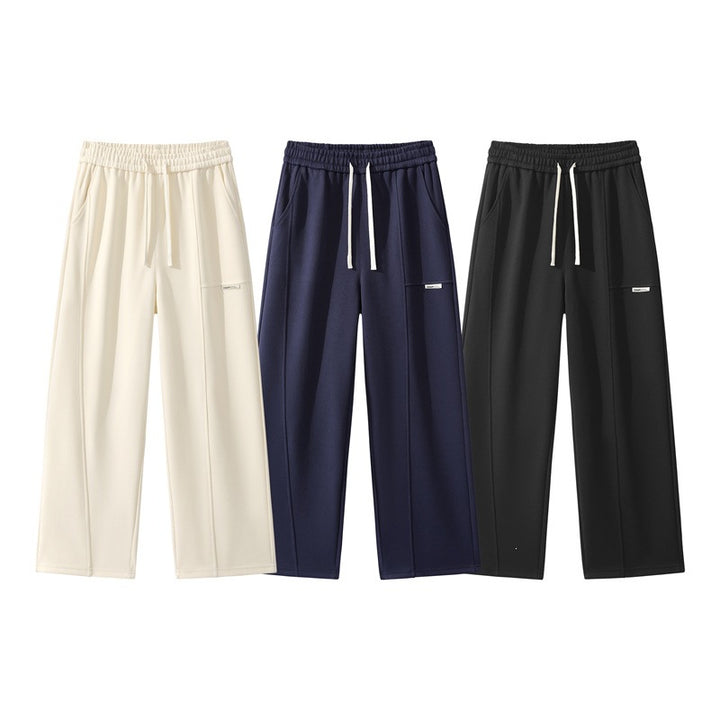 Damen Lounge-Hose mit weitem Bein, elastischem Bund & Seitentaschen Drune