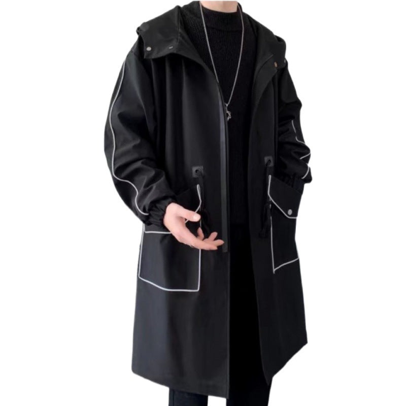 Unisex Funktionsjacke mit verstellbarem Kapuzenbund und praktischen Taschen Drune