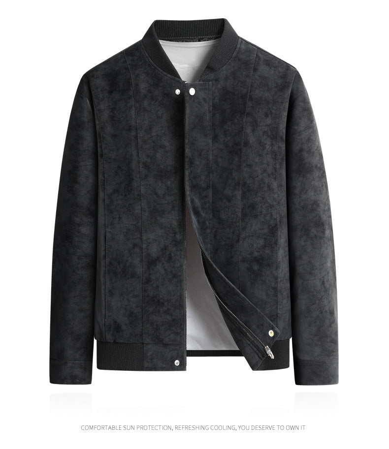 Herren Modische Softshelljacke mit hohem Kragen Drune