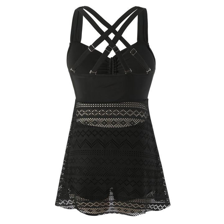 Damen Schwimmkleid mit raffinierter Rückenpartie und sehr elastischer Stoffqualität Drune