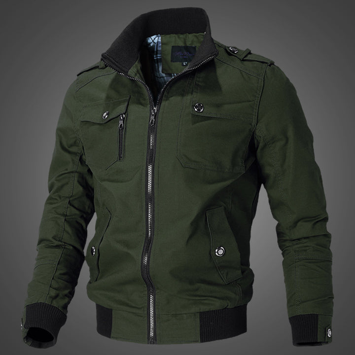 Herren nan robuste Canvas-Field-Bomberjacke Drune