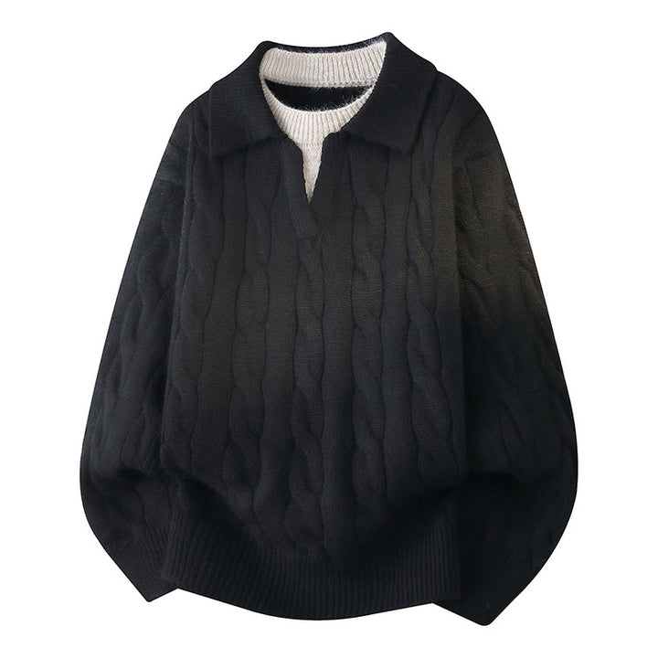 Damen Übergroßer Strickpullover Drune