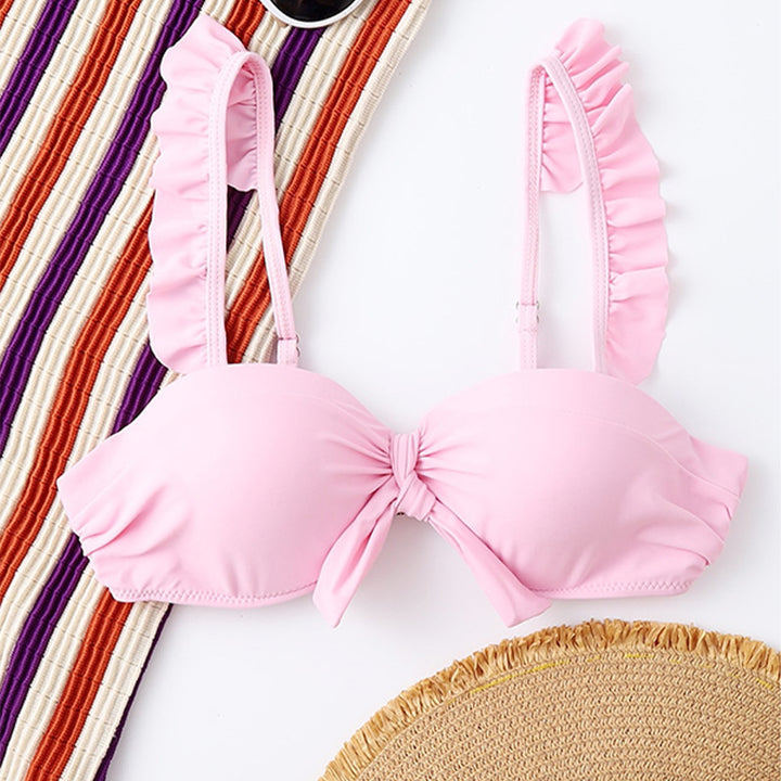 Damen Bikini-Oberteil im trendy Knoten-Design Drune