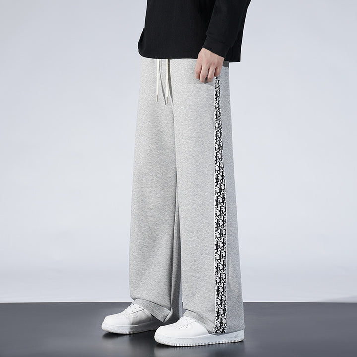 Damen Extraweite Lounge-Sweathose mit seitlichem Logoband und Komfortbund Drune