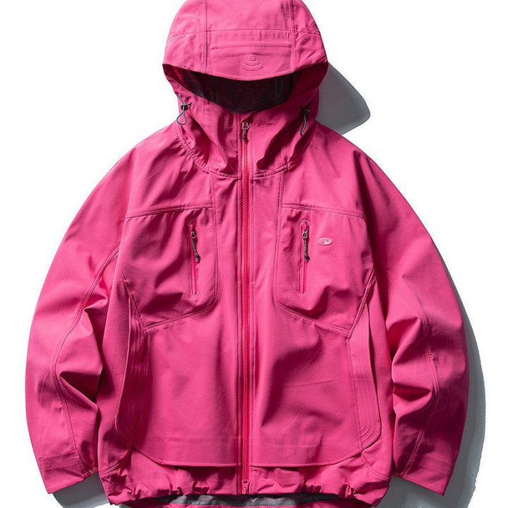 Unisex Technische Softshell-Fieldjacke mit verschweißten Nähten, vier Reißverschlusstaschen und verlängerter Rückenpartie Drune