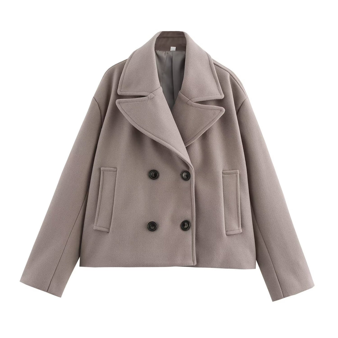 Damen modische gefütterte Kurzjacke Drune