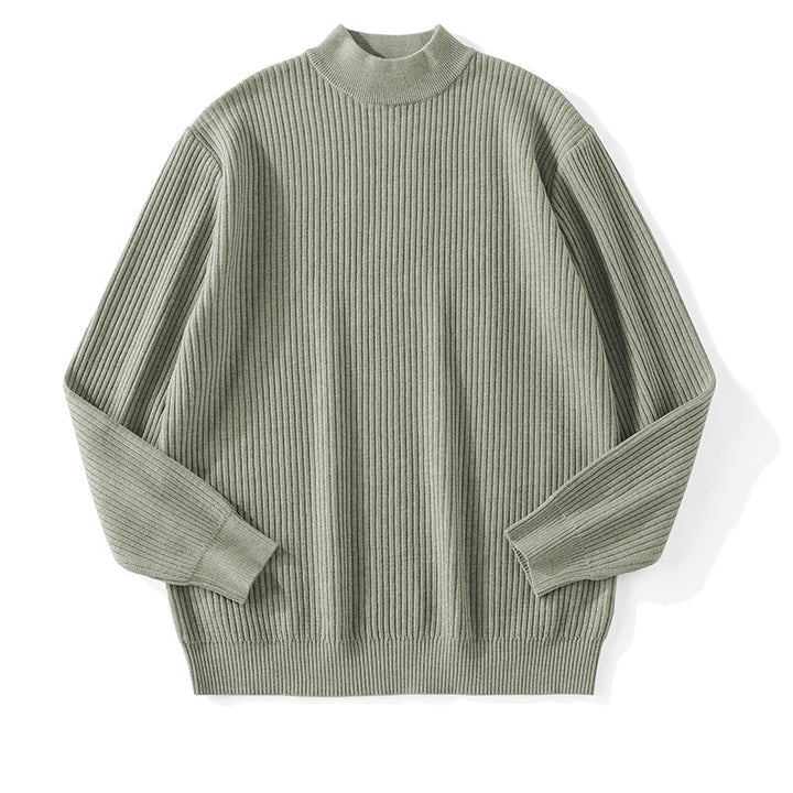 Herren Feinstrickpullover mit Stehkragen Drune