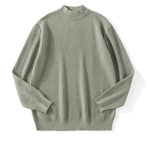 Herren Feinstrickpullover mit Stehkragen Drune