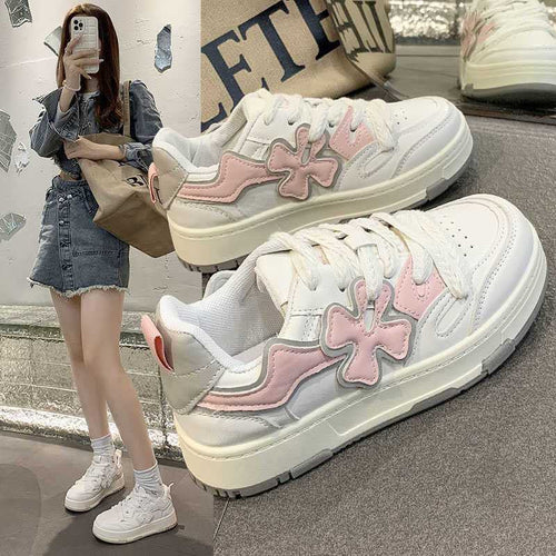 Damen Sneakers im modernen Floral-Design Drune