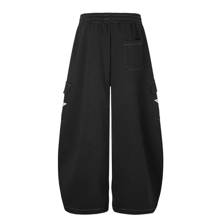 Damen Weite Cargo-Sweathose mit Sternapplikationen und Tunnelzugbund Drune