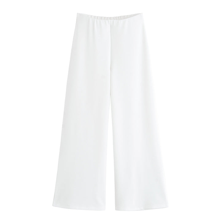 Damen weite Palazzo-Hose aus leichtem, luftigem Material Drune