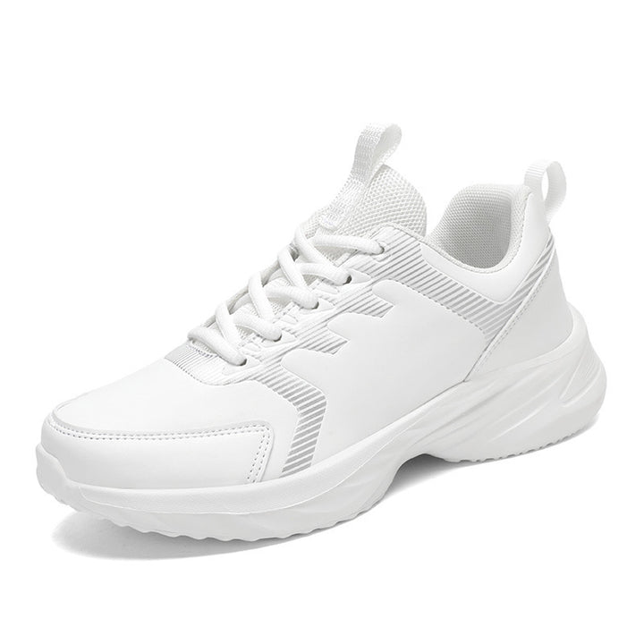 Unisex nan urbaner Komfort-Sneaker mit gepolsterter Keilsohle atmungsaktiver Meshzunge und robustem Kunstlederbesatz Drune