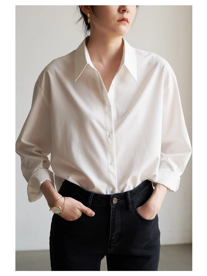 Damen Schicke und lässige Bluse mit oversized Schnitt Drune