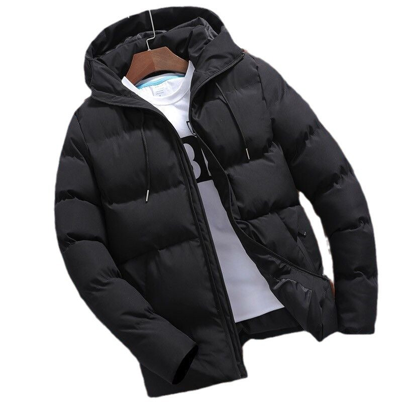 Herren nan wattierte Kapuzen-Winterjacke mit wasserabweisender Außenhülle und gesteppter Isolierung Drune