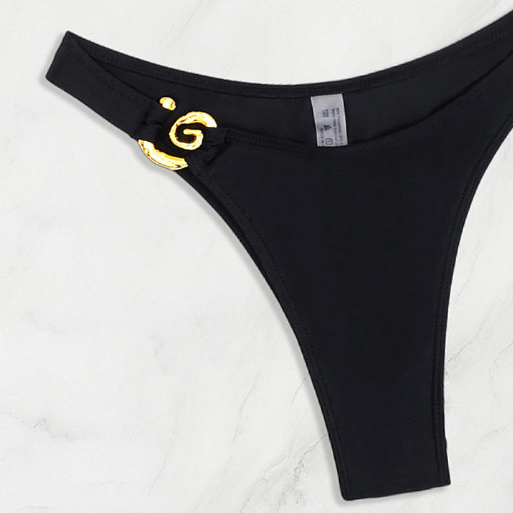 Damen Bikini mit eleganten Gold-Details Drune
