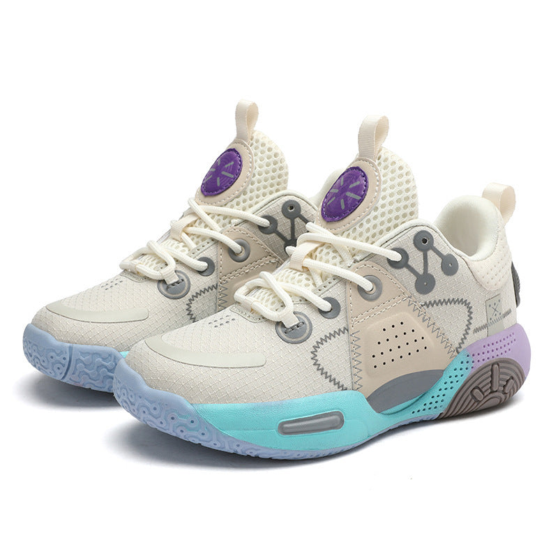 Damen Colorblock-Sneaker mit atmungsaktivem Mesh und gepolsterter Komfortsohle Drune