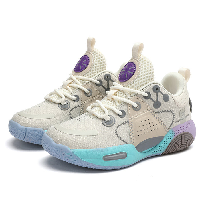 Damen Colorblock-Sneaker mit atmungsaktivem Mesh und gepolsterter Komfortsohle Drune
