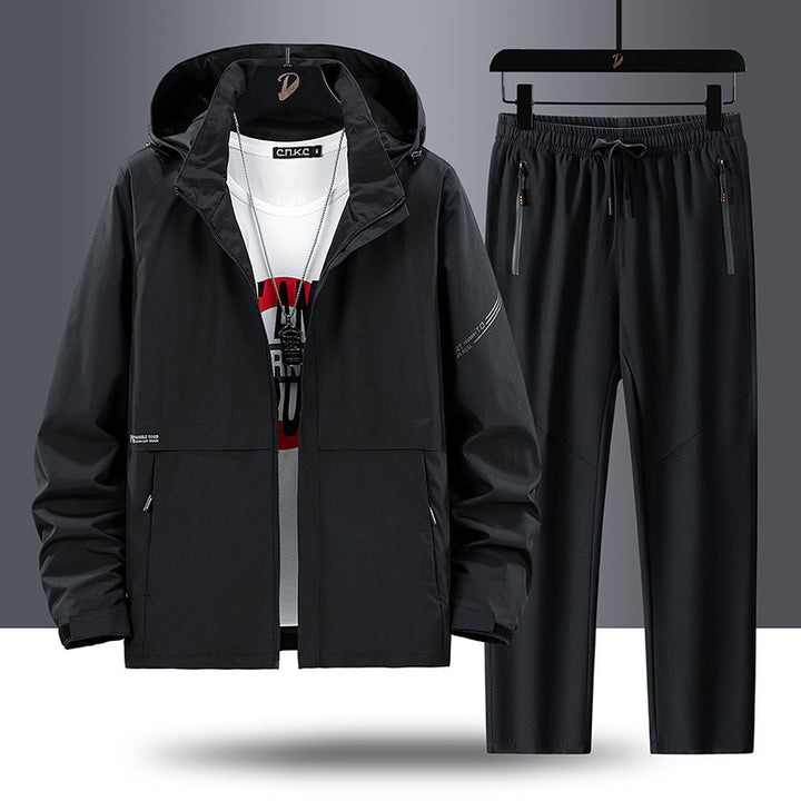 Herren Praktisches Sportset mit Jacke und Hose Drune