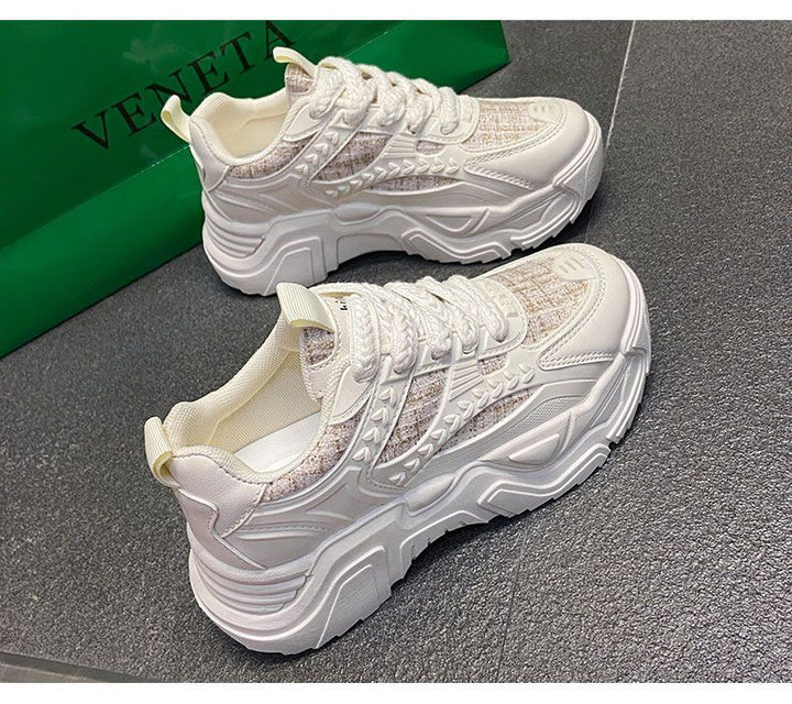Damen Sportliche Stilsichere Sneakers mit markantem Design und dämpfender Sohle Drune