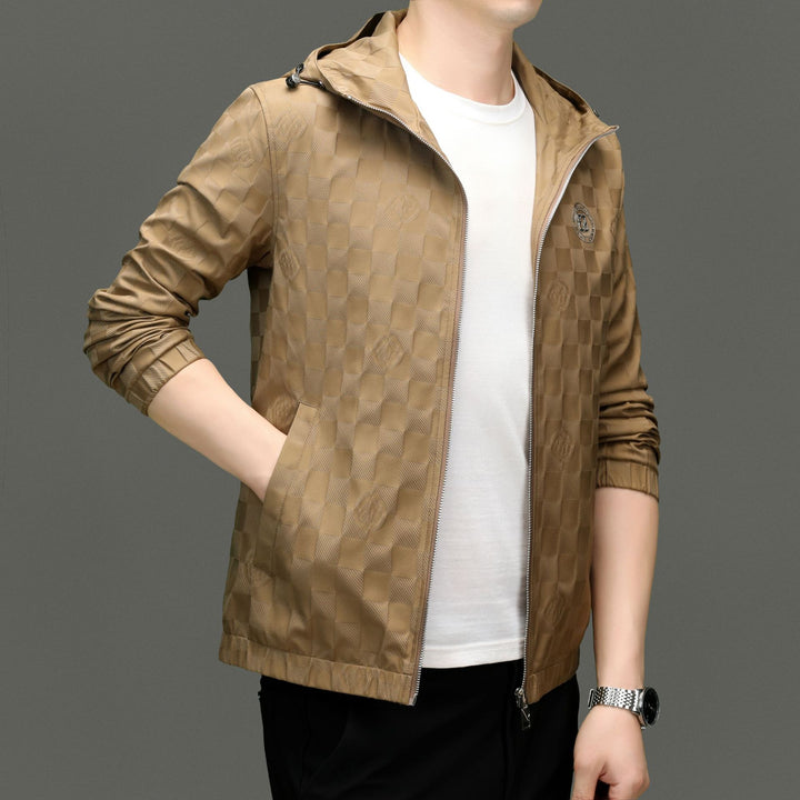 Herren leichte Windjacke mit innovativen Details und praktischem Kapuzendesign Drune