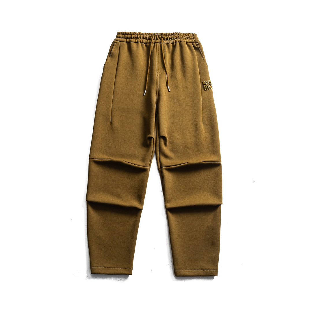 Herren Tapered Jogginghose mit elastischem Bund und Knie-Paneelen Drune