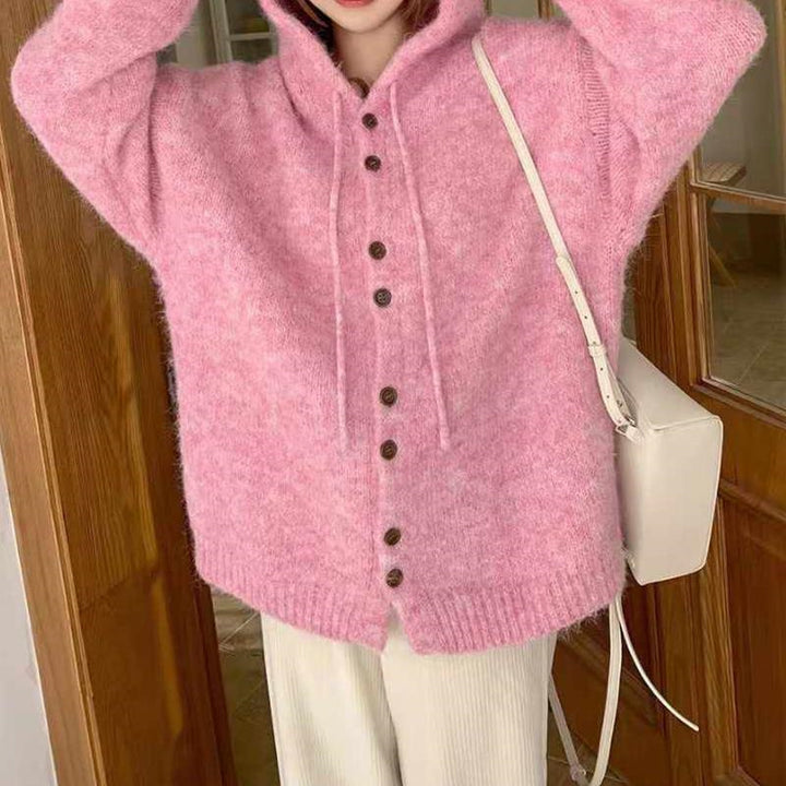 Damen kuscheliger Oversized-Strickpullover Drune